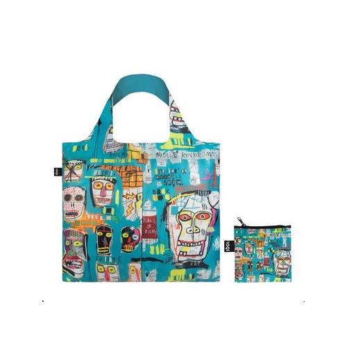BOLSA PLEGABLE JEAN MICHEL BASQUIAT - SKULL