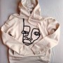 Sudaderas orgánica con capucha by Mackandal - Unisex off white